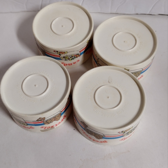 Vintage Child's Play Snack Bowl Plastic Chilton-Globe Set of 4 - Picture 4 of 5